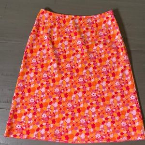 Express Skirt | Pink Floral Print | Size 5/6 | A-Line